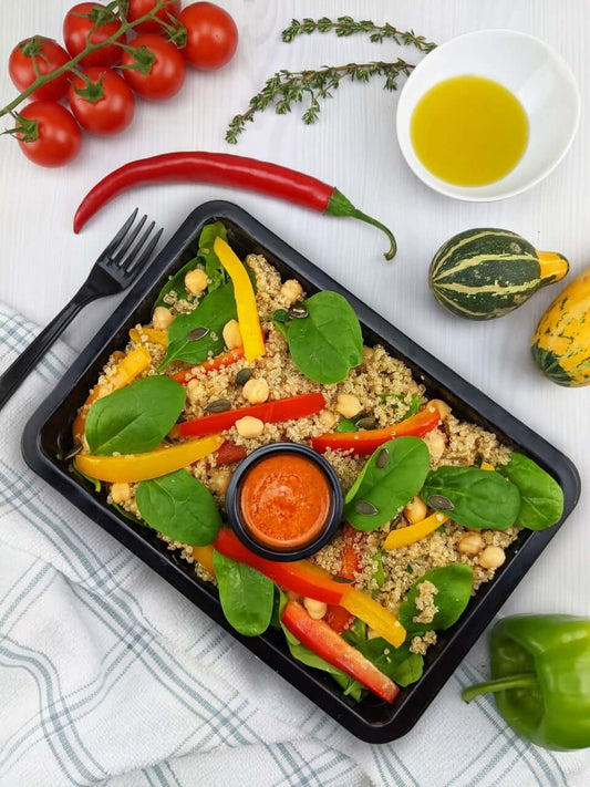 SALADE DE QUINOA ET LEGUMES en barquette