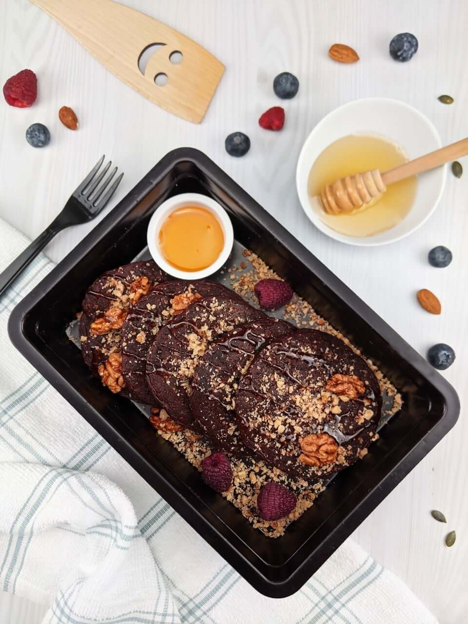 PANCAKES PROTÉINÉS CHOCOLAT